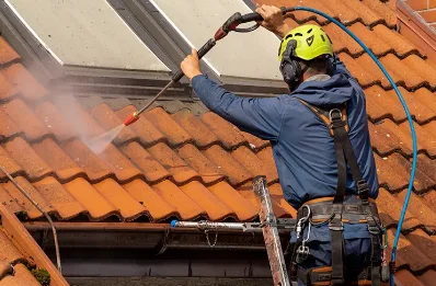 Démoussage et hydrofuge de toiture à Montberthault